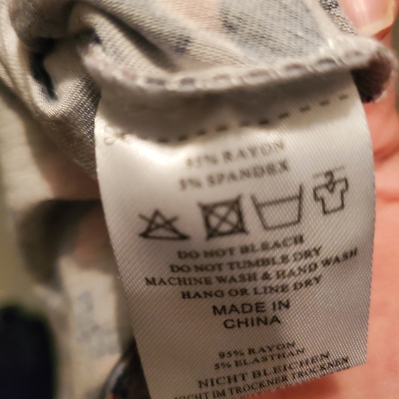 Women's LARACE Cold Shoulder Tops with Spaghetti Straps-Tunic Shirt (Size 2X) - Picture 8 of 9